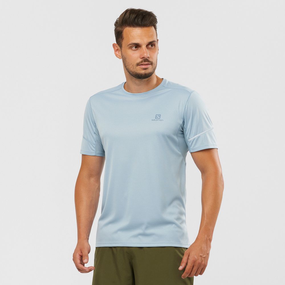 Salomon AGILE Tops Hombre - Azules - Colombia (60714-MUOX)